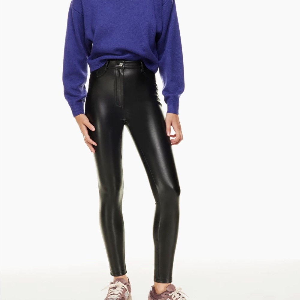 ARITZIA WILFRED FREE VEGAN LEATHER Pants